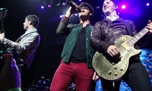 Trio americano Jonas Brothers se apresenta em São Paulo